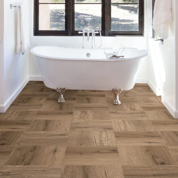 Pickling Brown Self Adhesive Floor Tiles - Image 5