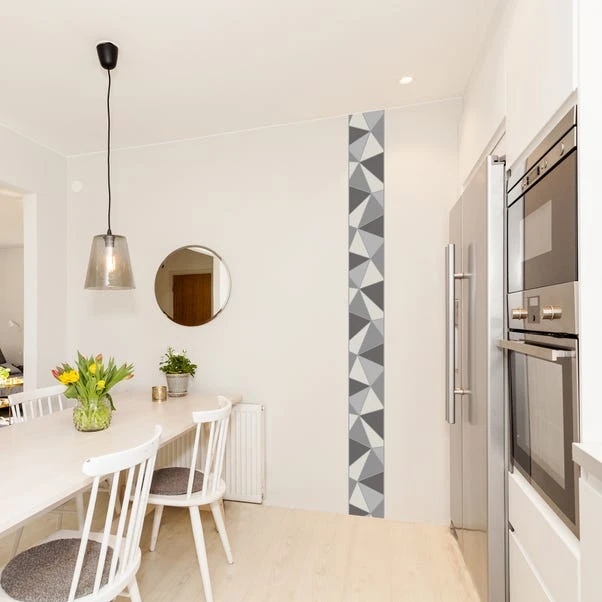 Fine Décor Wallpaper Apex Silver Border - Image 3