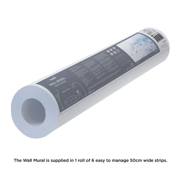 Dunelm Dandelion Mural Blue - Image 3