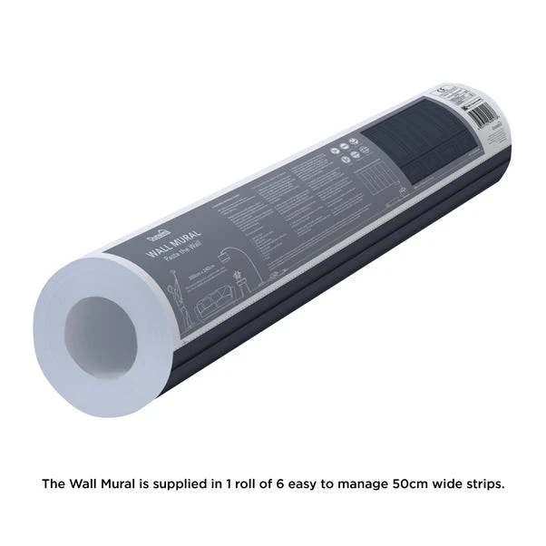 Dunelm Wood Panel Navy Mural - Image 4