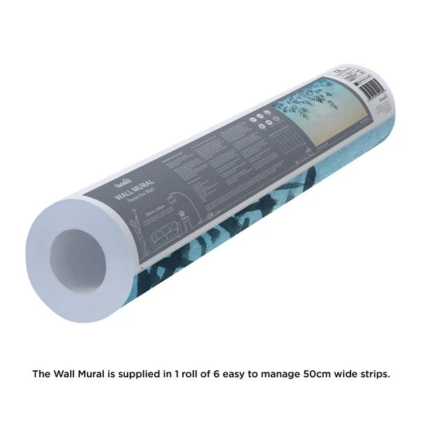 Dunelm Ombre Leaf Mural - Image 4