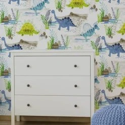 Dunelm Roar! Dinosaur Wallpaper