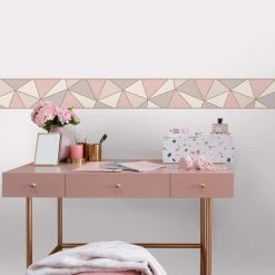 Fine Décor Wallpaper Apex Rose Gold Border