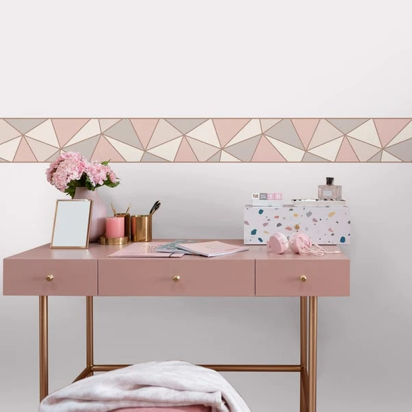 Fine Décor Wallpaper Apex Rose Gold Border 3 Fine Décor Wallpaper Apex Rose Gold Border