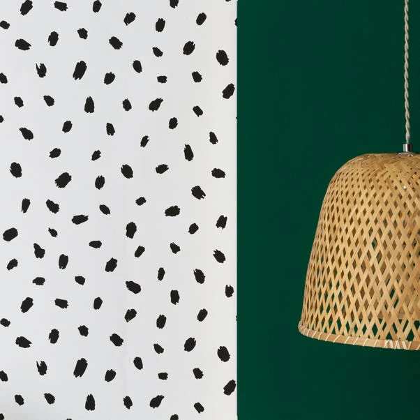 Dunelm Spot Monochrome Wallpaper - Image 3