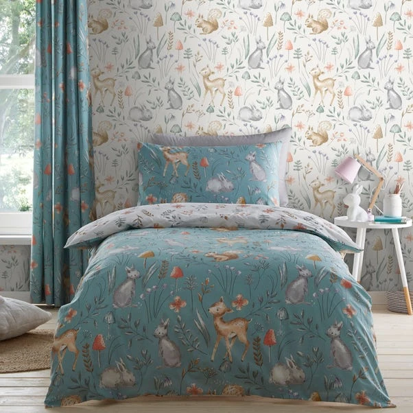 Dunelm Woodland Animals Neutral Wallpaper 3 Dunelm Woodland Animals Neutral Wallpaper
