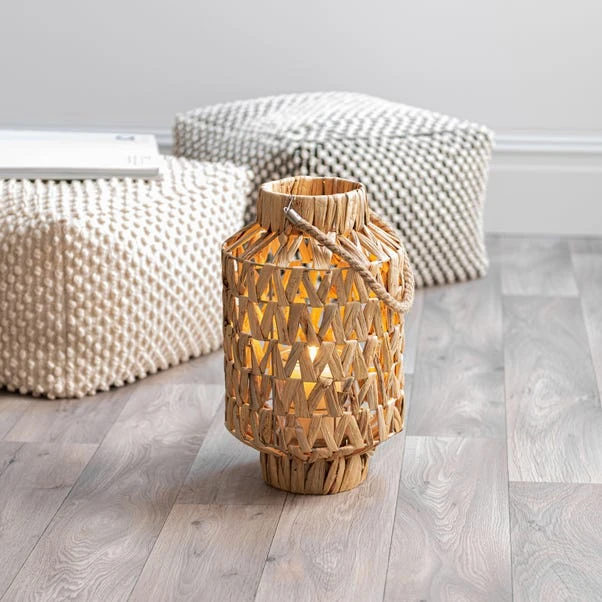 Dunelm Rattan Lantern - Image 2