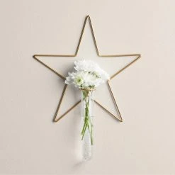 Dunelm Star Wire Wall Vase