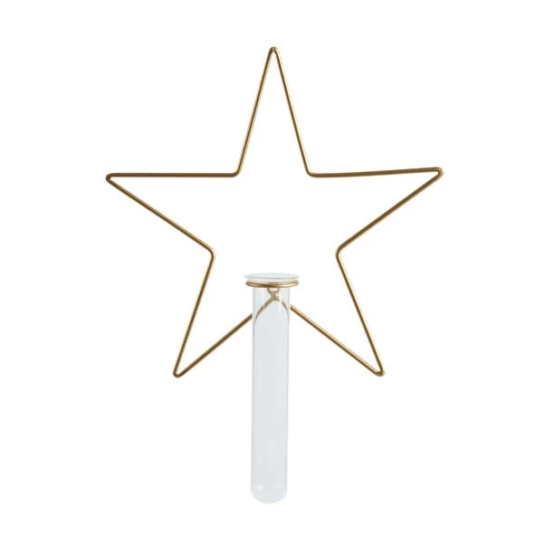 Dunelm Star Wire Wall Vase - Image 2