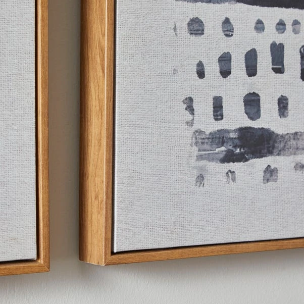 Dunelm Faux Linen Tribal Print Set - Image 2