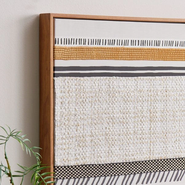 Dunelm Embroidered Global Textile Print - Image 2