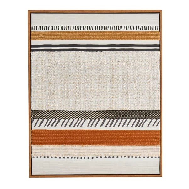 Dunelm Embroidered Global Textile Print - Image 3