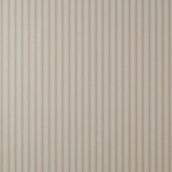 Dunelm Ticking Natural Striped Wallpaper - Image 3