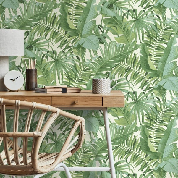 Fine Décor Wallpaper Tropical Maui Green Wallpaper - Image 4