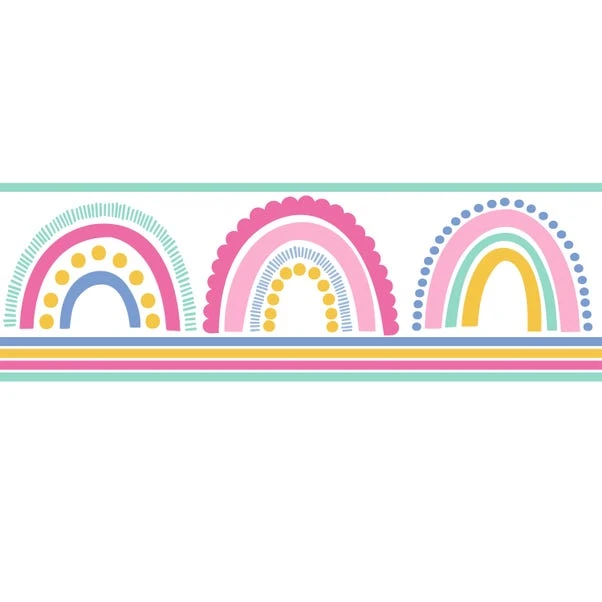 Dunelm Rainbow Wallpaper Border - Image 3
