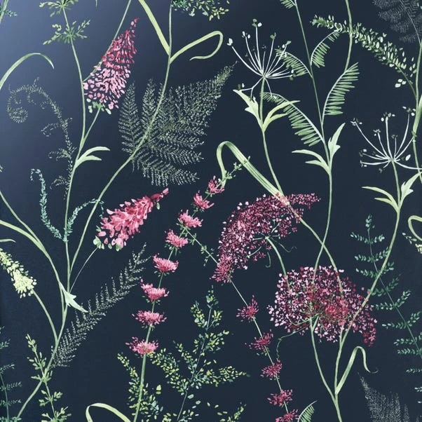 Dorma Winter Garden Navy Wallpaper - Image 2