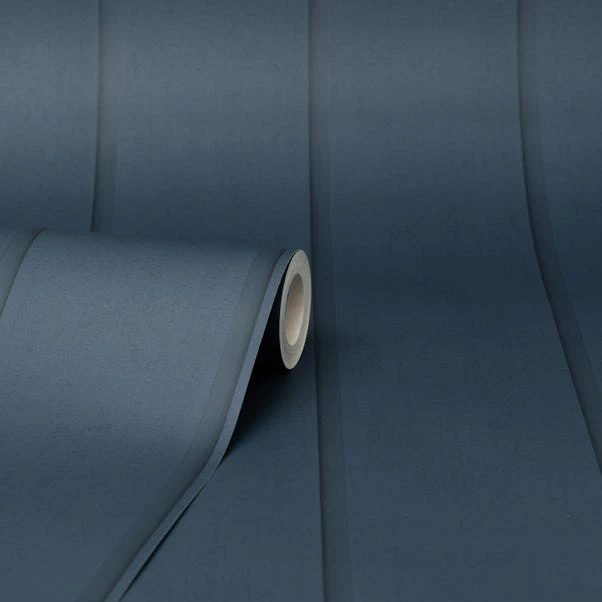 Dunelm Wood Panel Navy Wallpaper - Image 3