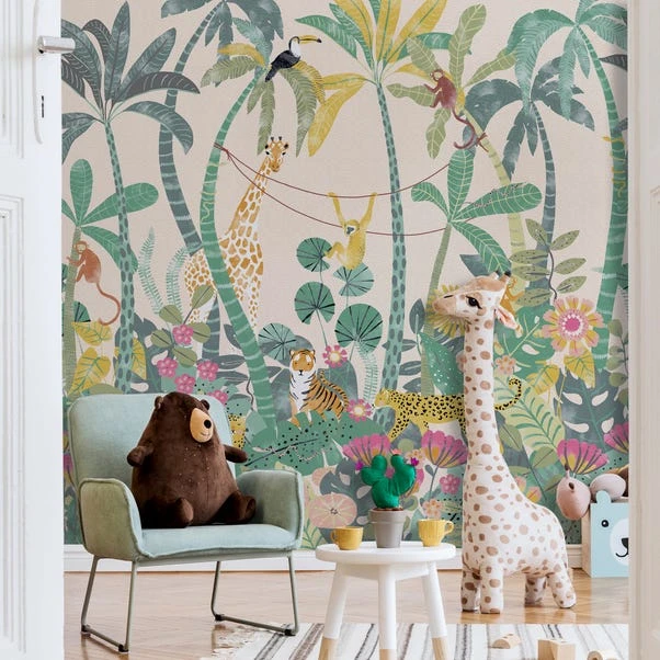 Dunelm Equatorial Jungle Mural