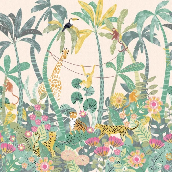 Dunelm Equatorial Jungle Mural - Image 5