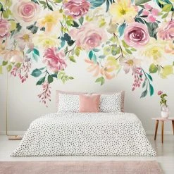 Dunelm Watercolour Florals Mural