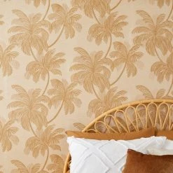 Dunelm Palm Print Natural Wallpaper 11 Dunelm Palm Print Natural Wallpaper -Dunelm Shop 30770687 alt04