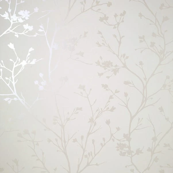 Dunelm Ivory Sprig Natural Wallpaper - Image 2