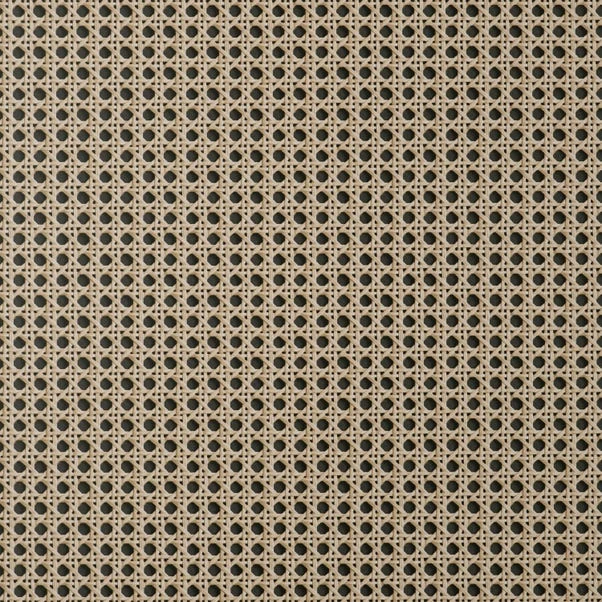 Brewster Cane Charcoal Natural Self Adhesive Wallpaper - Image 2