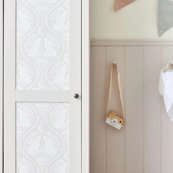 Brewster Rabbits Natural Self Adhesive Wallpaper - Image 3