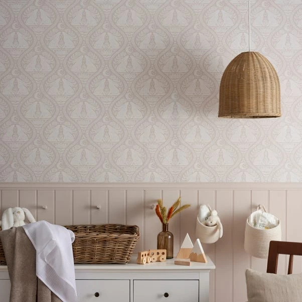 Brewster Rabbits Natural Self Adhesive Wallpaper - Image 4