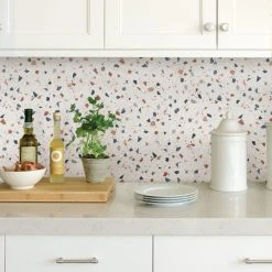 Brewster Terrazzo Multi Self Adhesive Wallpaper 11 Brewster Terrazzo Multi Self Adhesive Wallpaper -Dunelm Shop 30780886 alt03