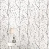 NuWallpaper Woods Grey Self Adhesive Wallpaper