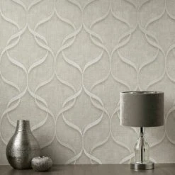 Fine Décor Wallpaper Milano Wave Stone Vinyl Wallpaper