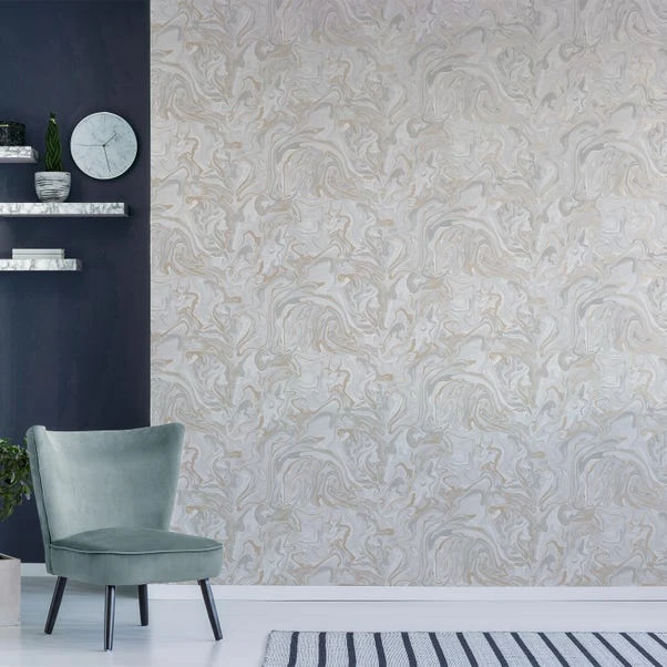 Fine Décor Wallpaper Marble Natural Wallpaper
