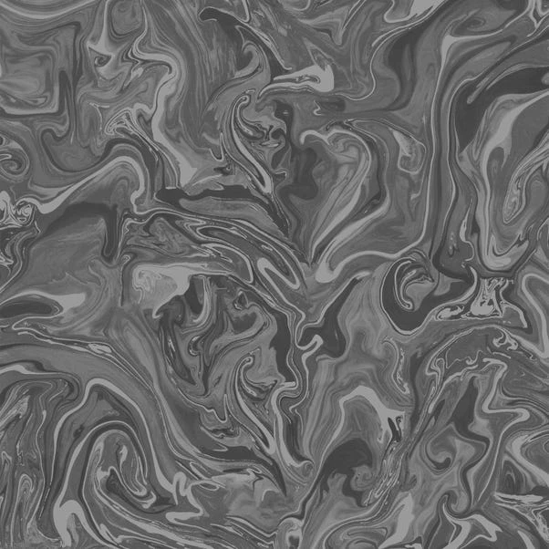 Fine Décor Wallpaper Marble Charcoal Wallpaper - Image 6