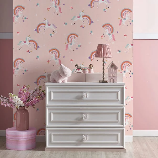 Dunelm Metallic Unicorn Wallpaper 3 Dunelm Metallic Unicorn Wallpaper