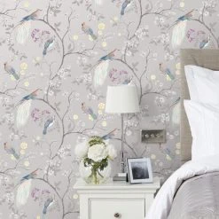 Dorma Maiya Grey Wallpaper