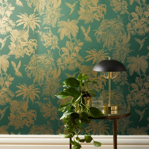 Dunelm Amazonia Emerald Wallpaper - Image 5