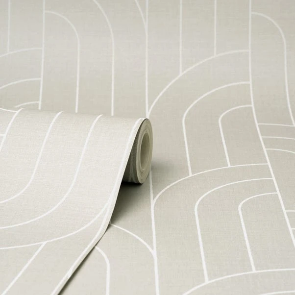 Dunelm Arches Grey Wallpaper - Image 3