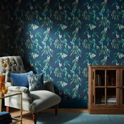 Natural History Museum Waterside Blue Wallpaper