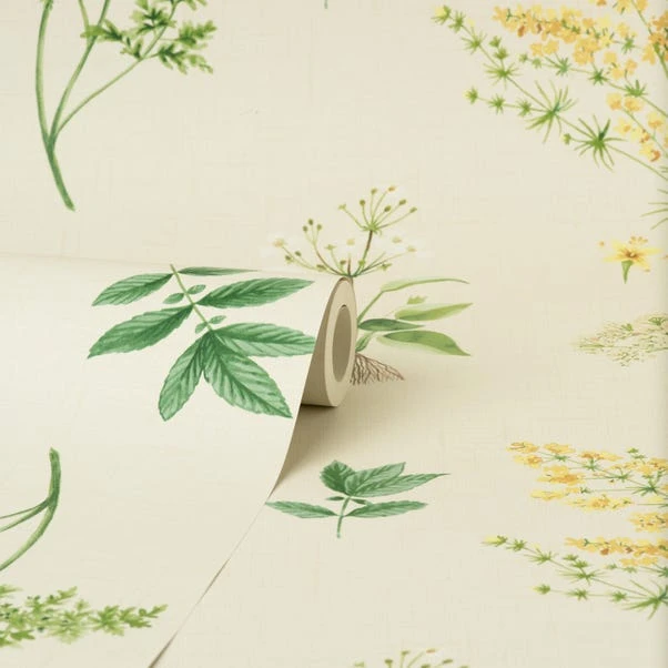 Natural History Museum Marsh Botanical White Wallpaper - Image 3