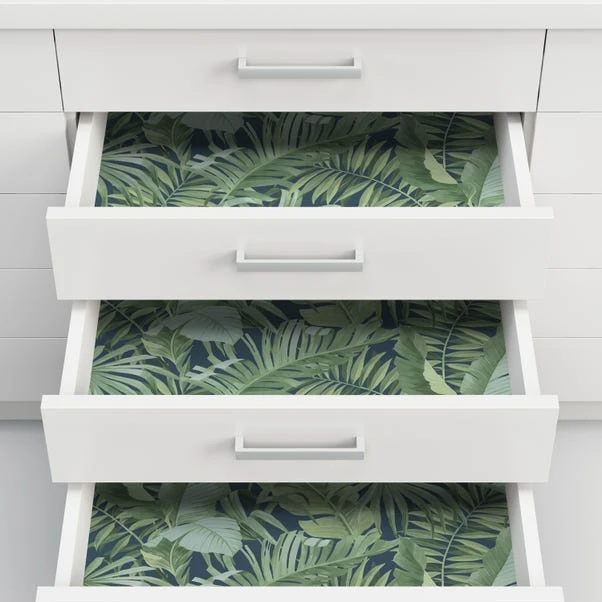 NuWallpaper Nu Wall Self Adhesive Maui Navy Wallpaper - Image 4