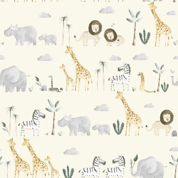 NuWallpaper Nu Wall Self Adhesive Safari Natural Wallpaper - Image 2