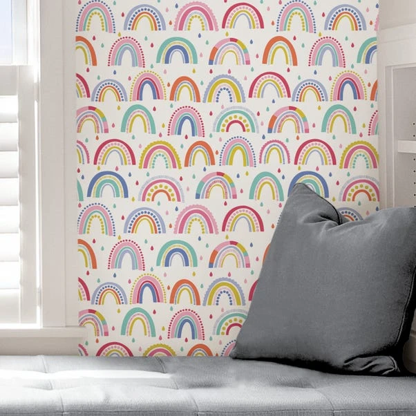 NuWallpaper Nu Wall Self Adhesive Over The Rainbow Multi Wallpaper - Image 5