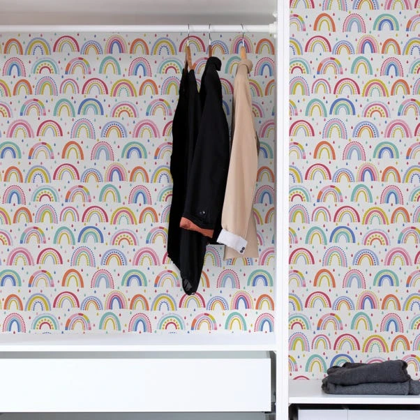 NuWallpaper Nu Wall Self Adhesive Over The Rainbow Multi Wallpaper - Image 6