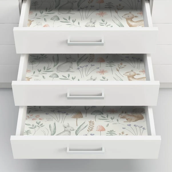 NuWallpaper Nu Wall Self Adhesive Woodland Animals Natural Wallpaper 6 NuWallpaper Nu Wall Self Adhesive Woodland Animals Natural Wallpaper - Image 4