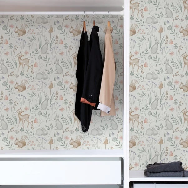 NuWallpaper Nu Wall Self Adhesive Woodland Animals Natural Wallpaper 8 NuWallpaper Nu Wall Self Adhesive Woodland Animals Natural Wallpaper - Image 6
