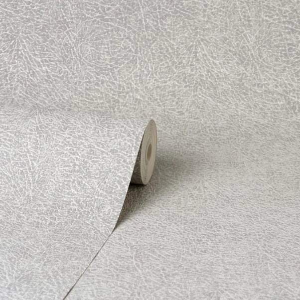 Dunelm Camden Vinyl Grey Wallpaper - Image 2