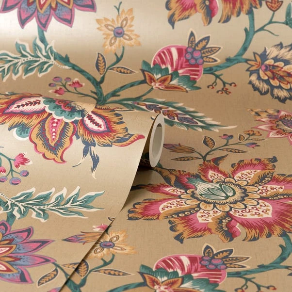 Dunelm Jacobean Gold Wallpaper - Image 3