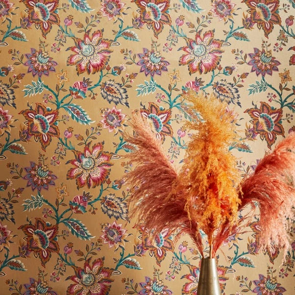 Dunelm Jacobean Gold Wallpaper - Image 6