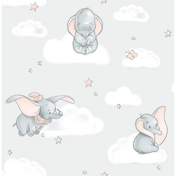 Disney Dumbo Grey Wallpaper - Image 2